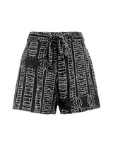 Runes Krawatte Vorderseite Shorts