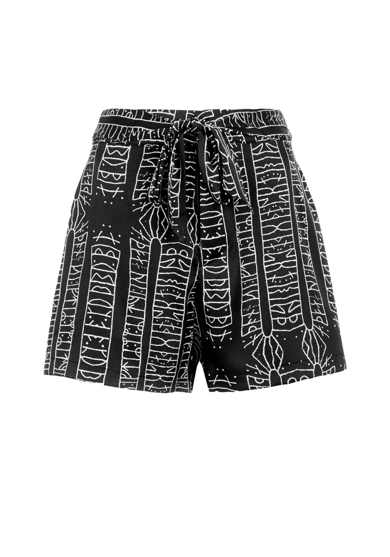 Runes Krawatte Vorderseite Shorts