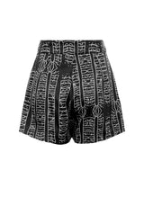 Runes Krawatte Vorderseite Shorts