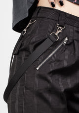 Mosh Riemen Detail Hosen