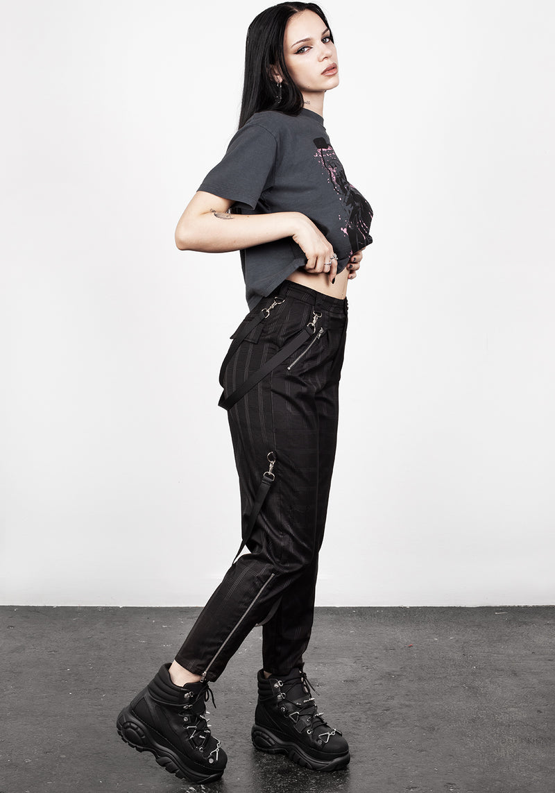 Mosh Riemen Detail Hosen