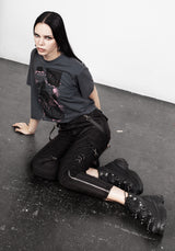 Mosh Riemen Detail Hosen