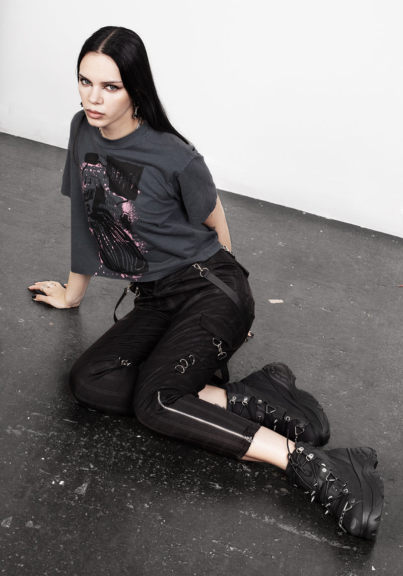 Mosh Riemen Detail Hosen