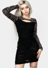Ozzy Abgenutzt Jersey Mini Kleid