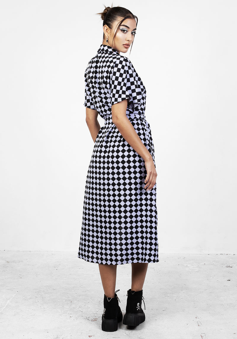 Discordia Midi Hemd Kleid