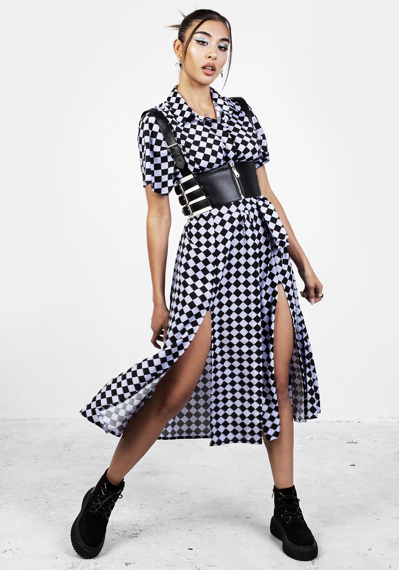 Discordia Midi Hemd Kleid