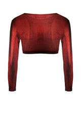 Rockclub Metallic Kurz Top