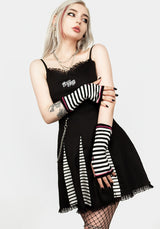 Cry Space Streifen Arm Warmers