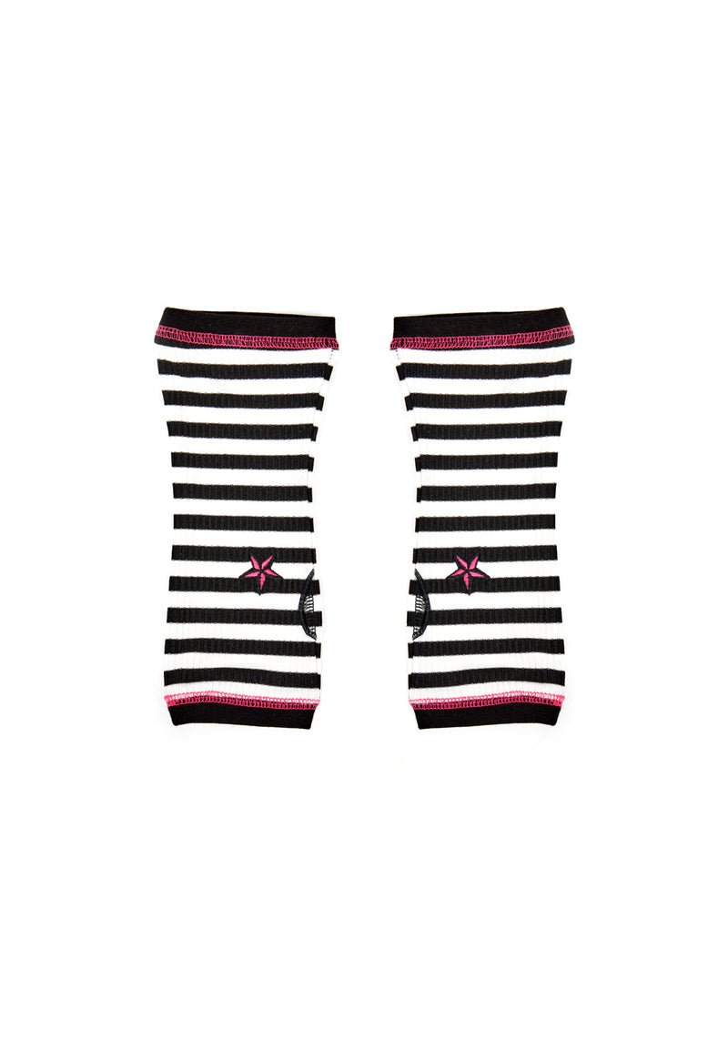 Cry Space Streifen Arm Warmers