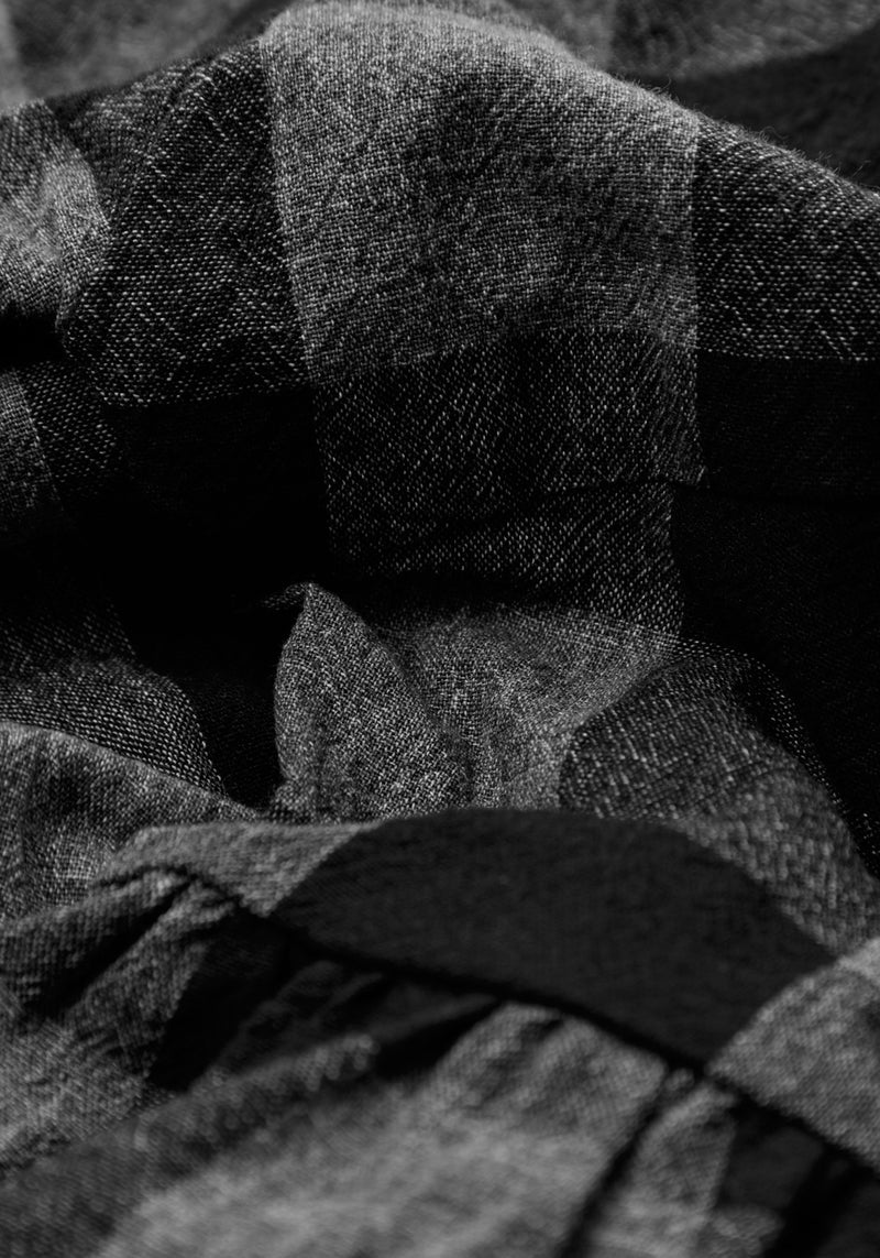 Nyctophilia Midi Rüsche Kleid