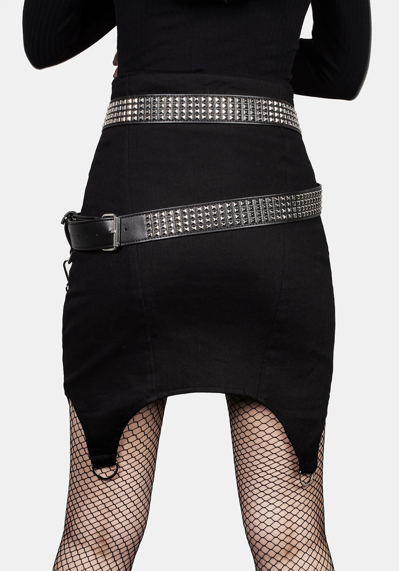 Infinity Studded Wickel Hip Gürtel