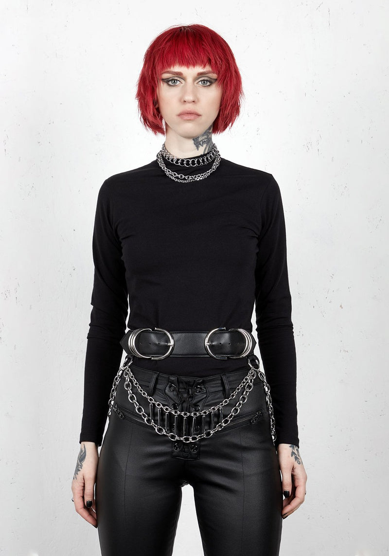 Damned Doppelt Schnalle Taille Gürtel