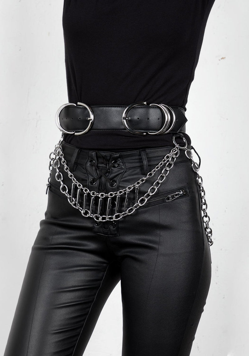 Damned Doppelt Schnalle Taille Gürtel