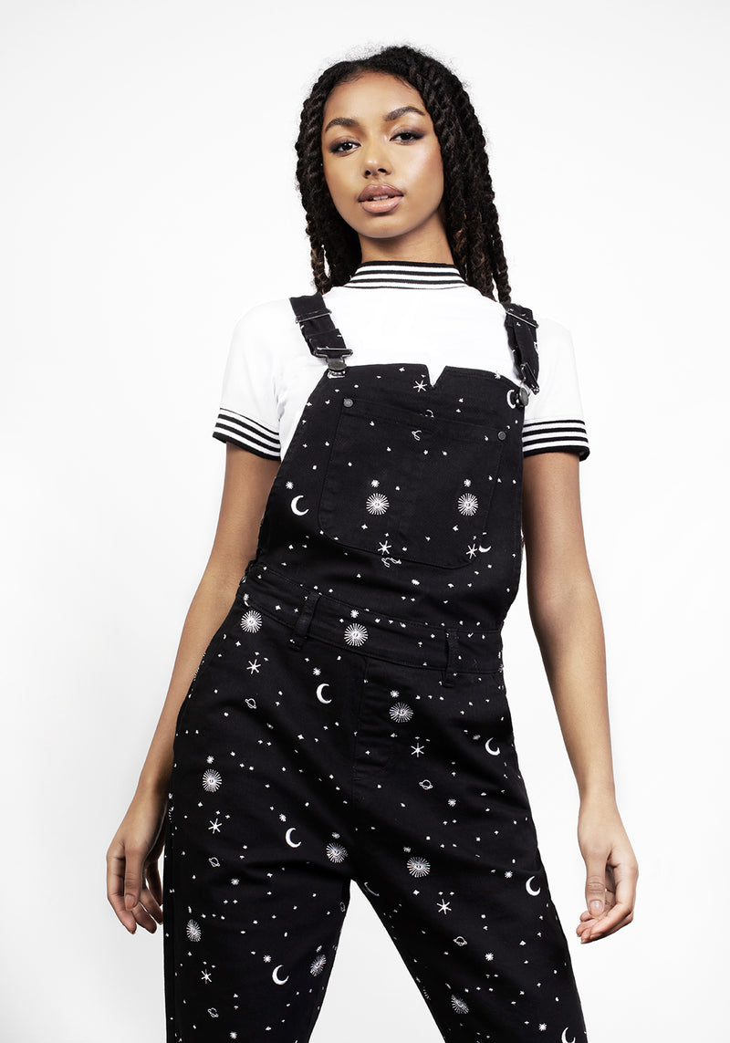 Celestial Bestickt Latzhose