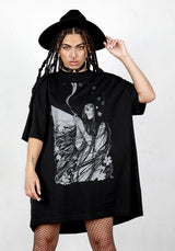 Disturbia X Godmachine - Belladonna Oversize T-Shirt Kleid