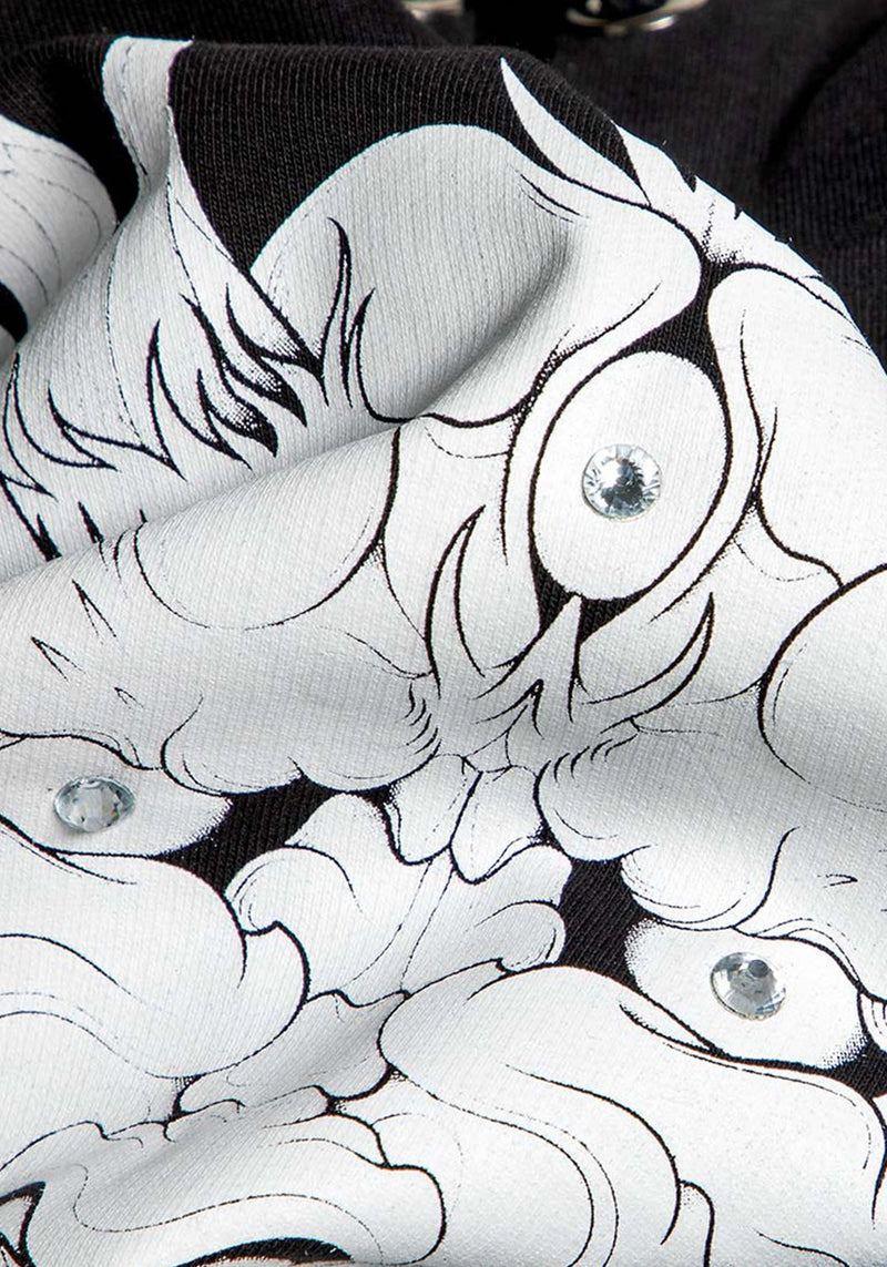 Dragon Kapuzensweatshirt Kleid