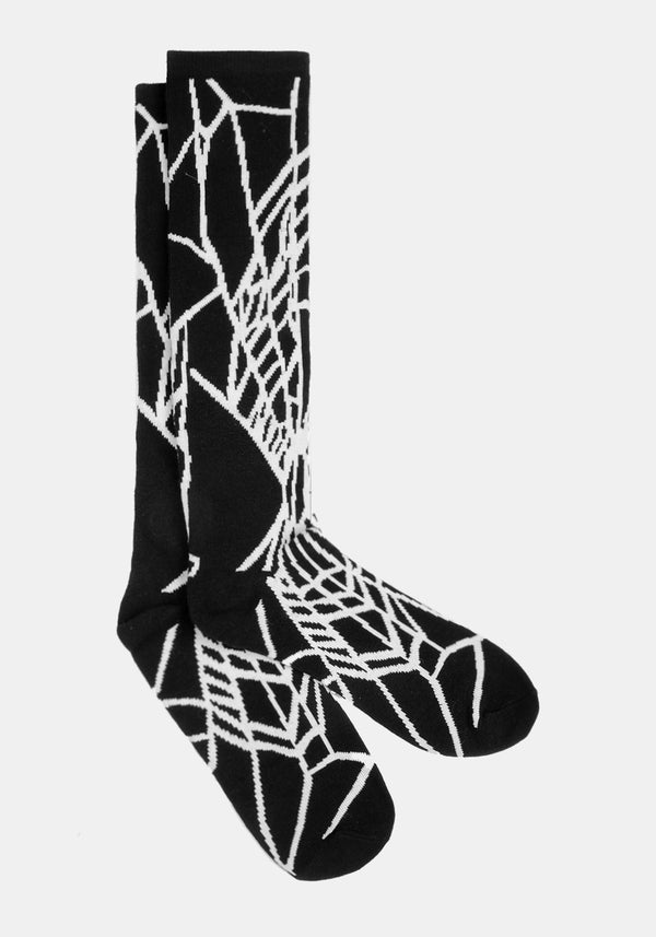 Spinne Web Lang Socken