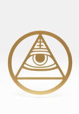 All-Seeing Eye Messing Coaster
