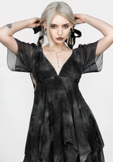 Tempest Gelagert Midi Kleid