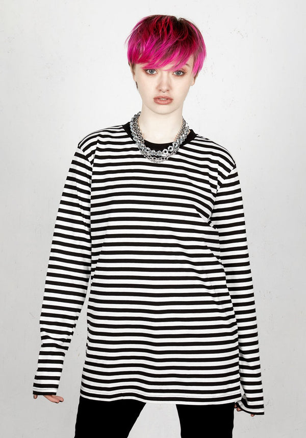 Cassady Gestreift Lang Ärmel T-Shirt