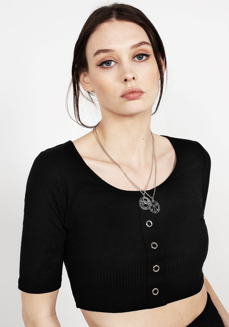 Obsidian Kurz Top