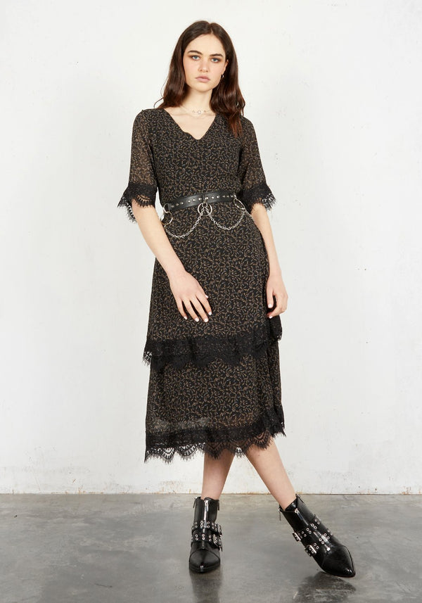 Delphinium Midi Kleid