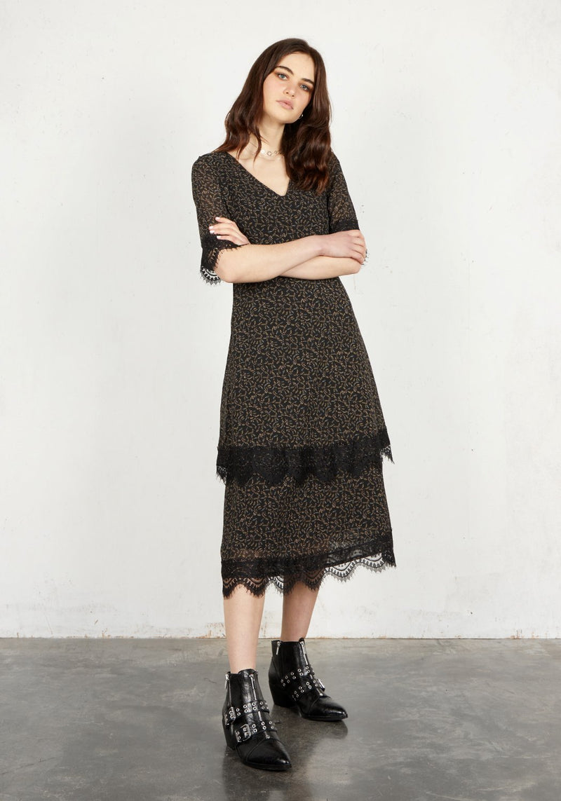 Delphinium Midi Kleid