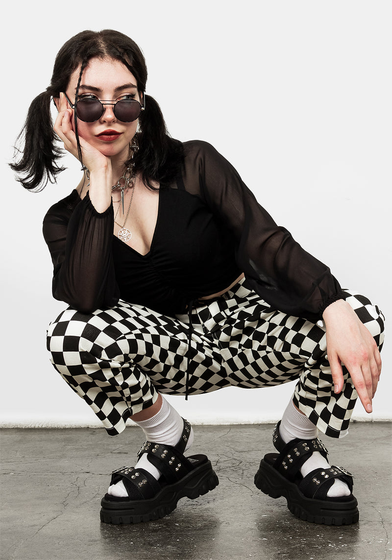 Checker Jeans