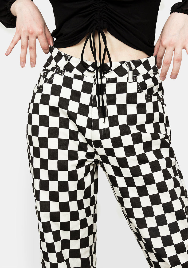 Checker Jeans