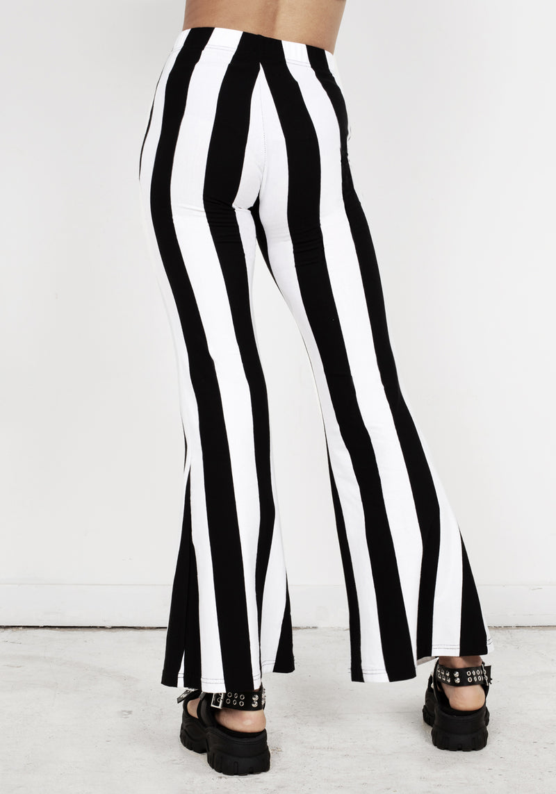 Afterlife Streifen Jersey Flares