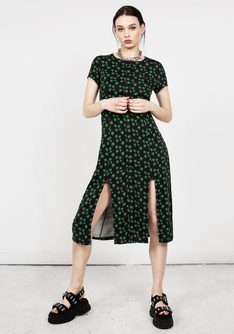 Mary Jane Midi Kleid