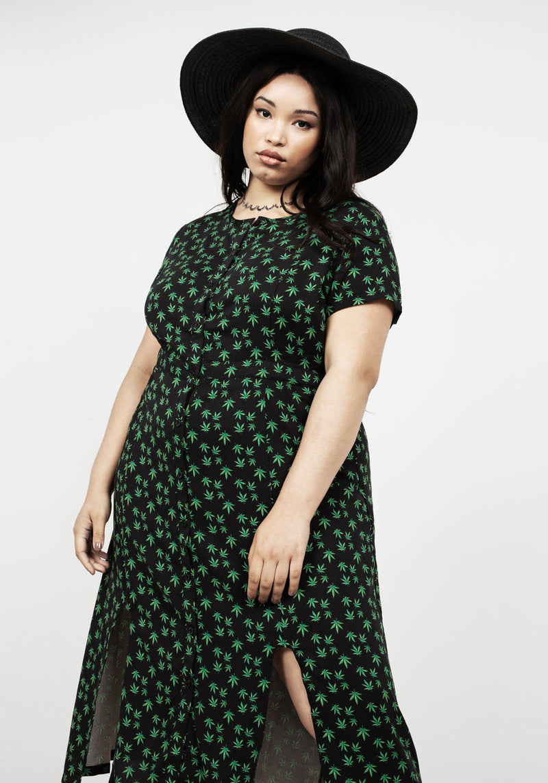 Mary Jane Midi Kleid