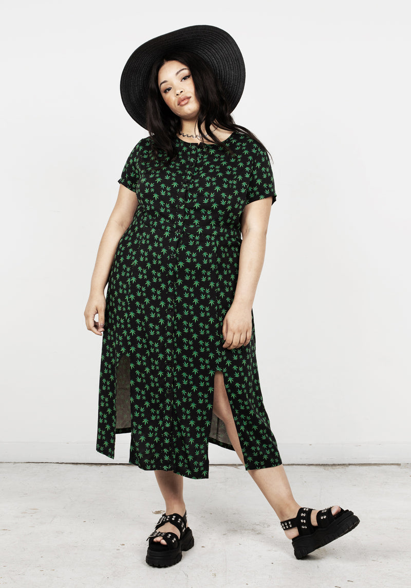 Mary Jane Midi Kleid