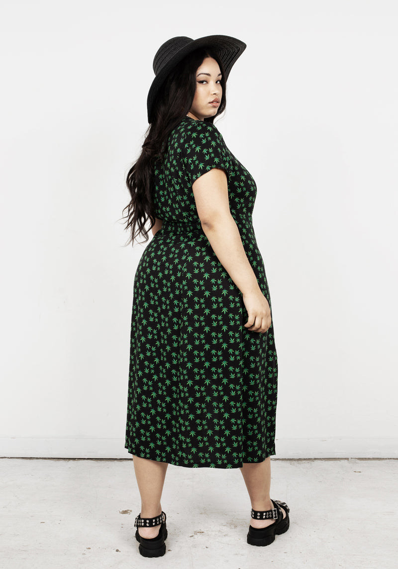 Mary Jane Midi Kleid