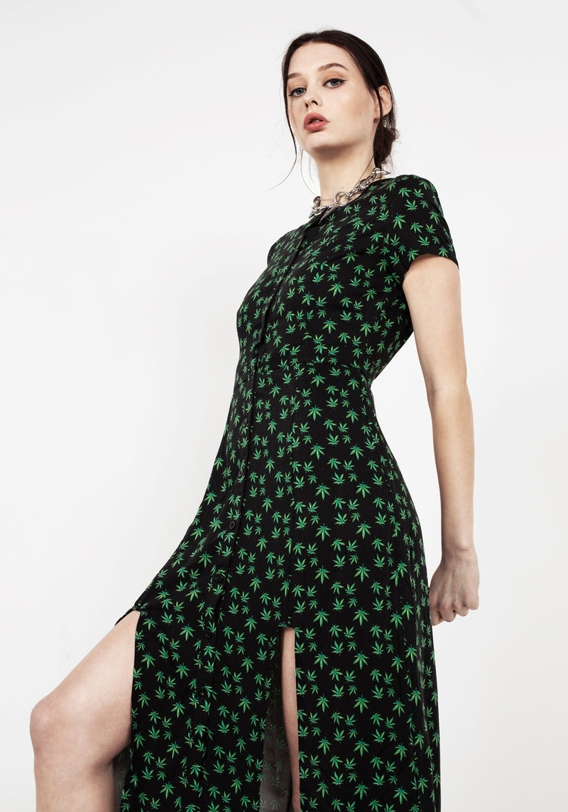 Mary Jane Midi Kleid