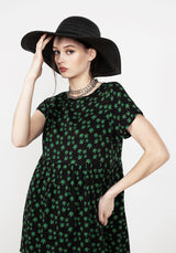 Mary Jane Rüsche Kleid