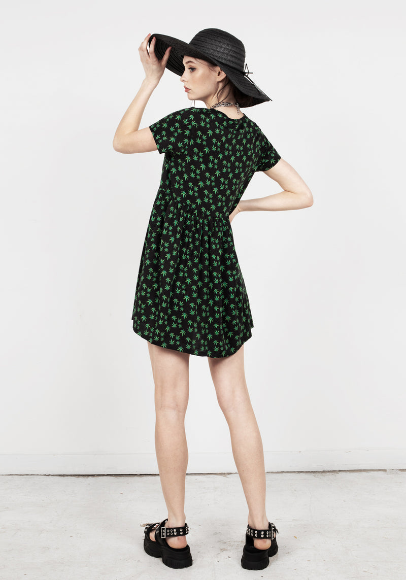 Mary Jane Rüsche Kleid