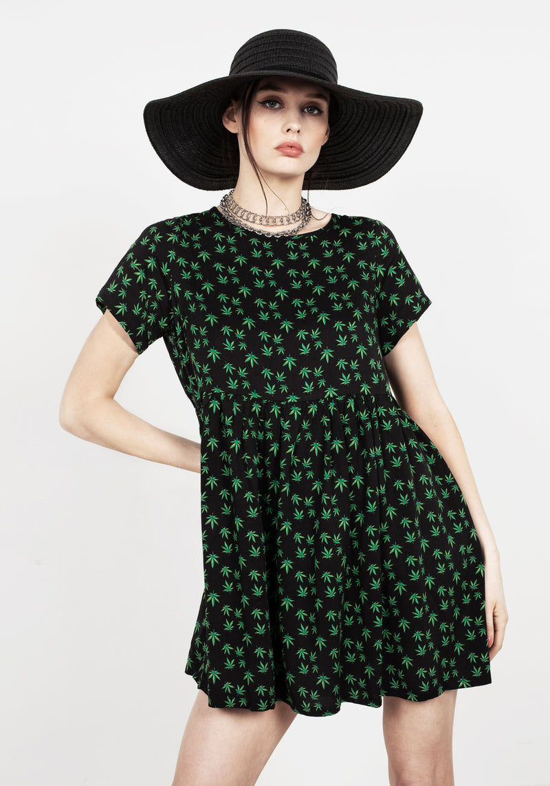 Mary Jane Rüsche Kleid
