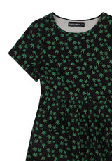 Mary Jane Rüsche Kleid