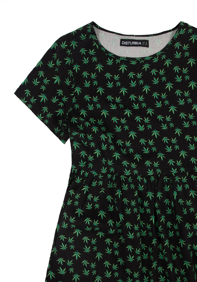 Mary Jane Rüsche Kleid