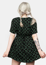 Mary Jane Knopf Hoch Kleid
