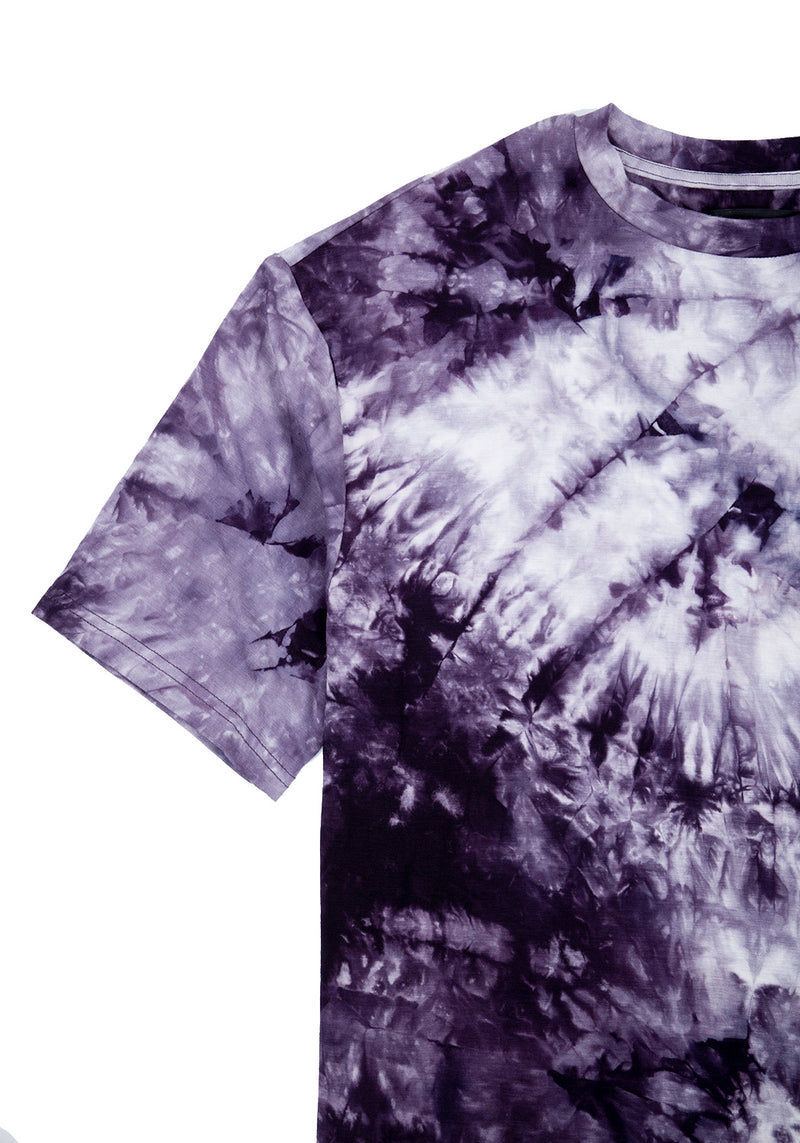 Lila Nebel Oversize T-Shirt