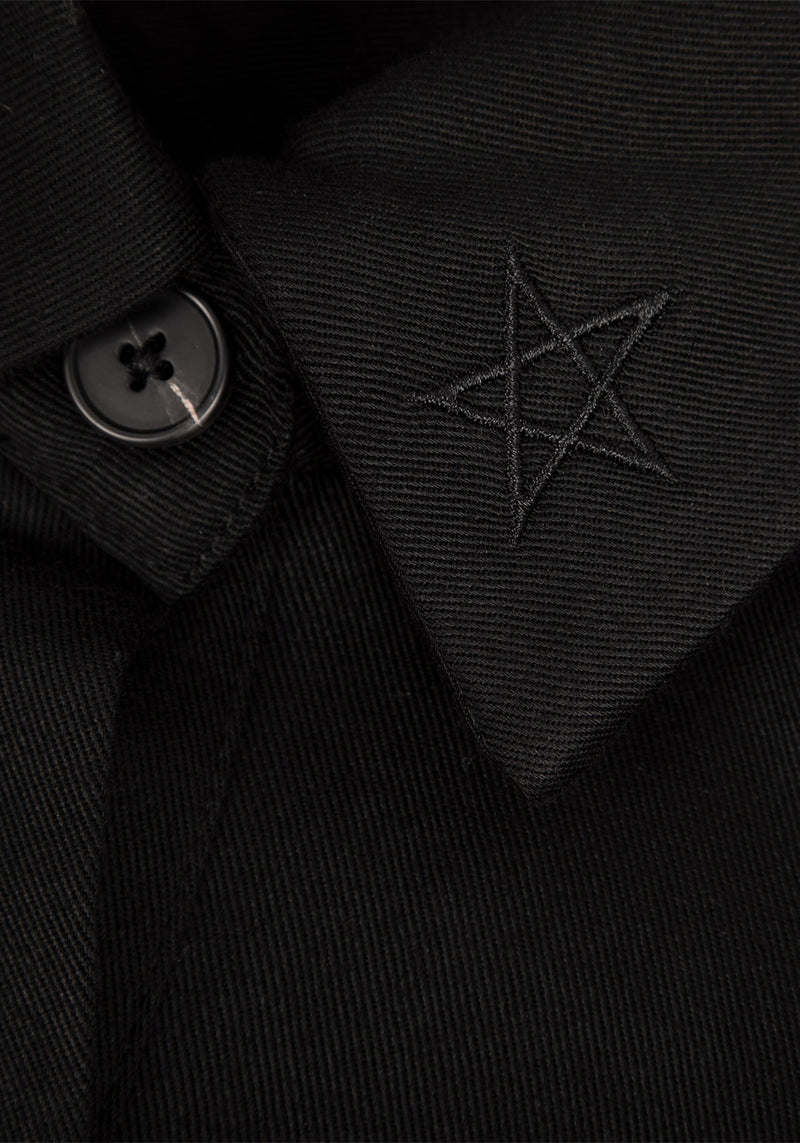 Mourning Stern Hemd Kleid