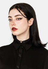 Mourning Stern Hemd Kleid