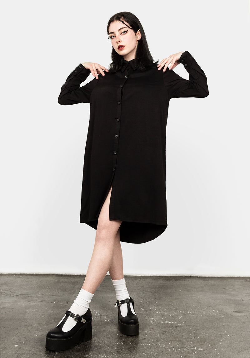 Mourning Stern Hemd Kleid