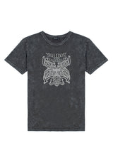 Schmetterling Vintage Waschen T-Shirt