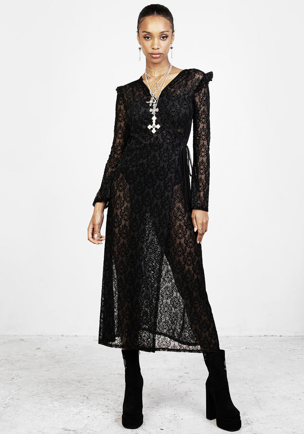 Delena Maxi Wickel Kleid