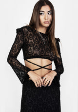 Delena Strappy Kurz Top