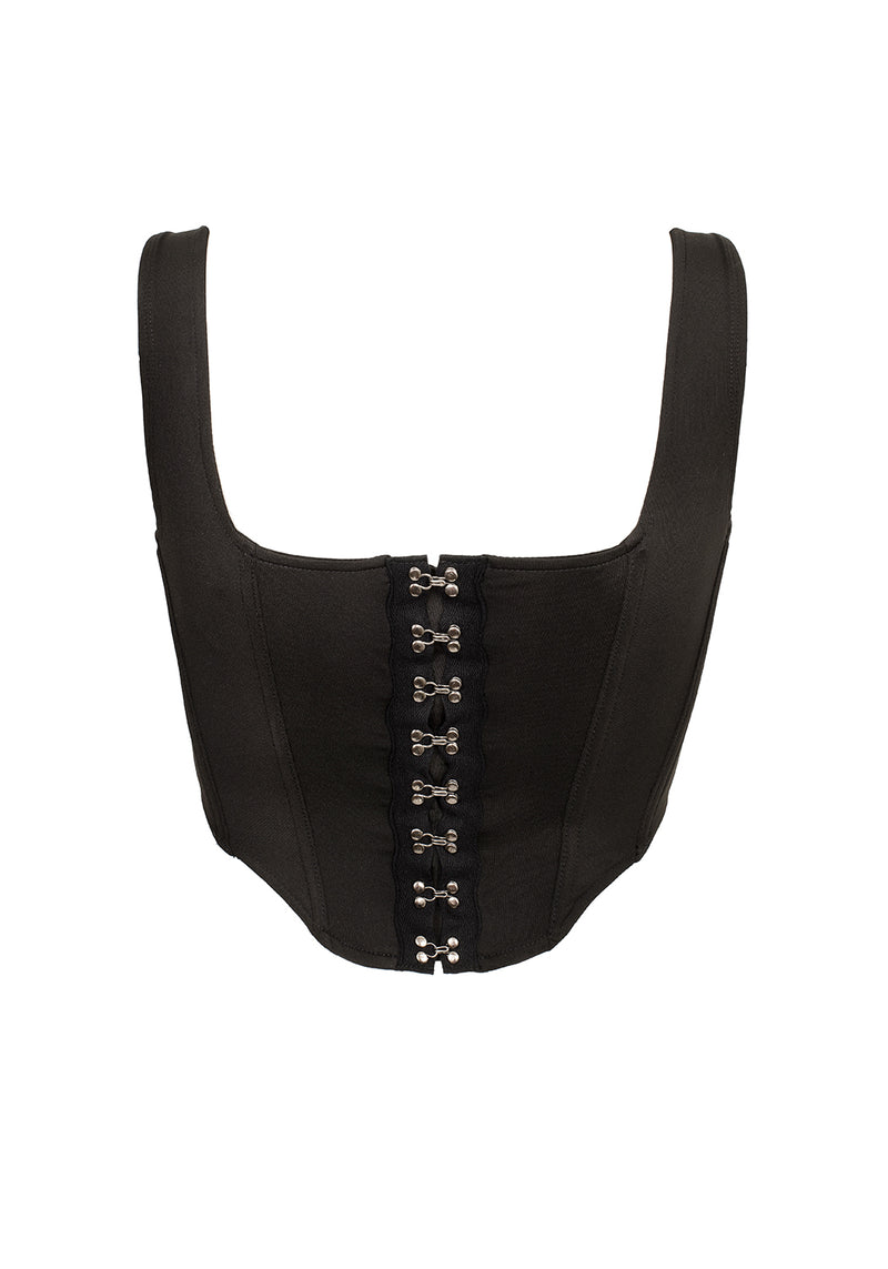 Vinci Kunst- Leder Korsett Top
