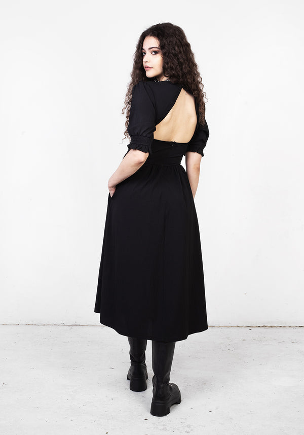 Divination Strukturiert Midi Kleid